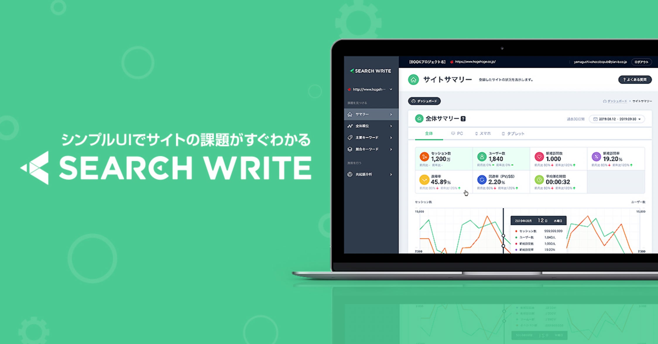 SEARCHWRITEのイメージ